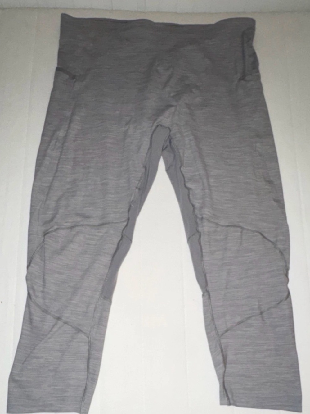 lululemon athletica Light Gray Capris